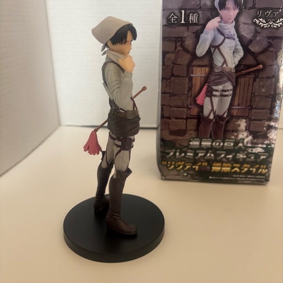 Sega | Art | Attack On Titan Levi Sentinel Cleaning Version Pvc Figure ...